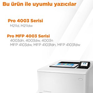 Hp Laserjet Pro 4003dn Muadil Toner / Tmx-w1510a Çipli