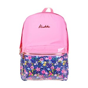 Soft Floral Sırt Çantası Pink K1732