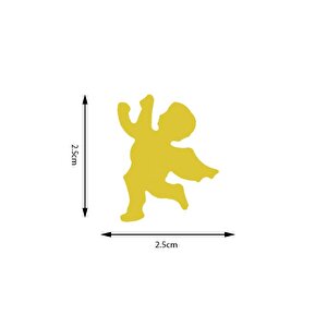Kamei Şekilli Delgeç Melek 2.5 Cm Km8810