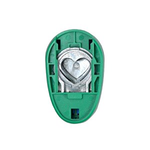 Kamei Şekilli Delgeç Kalp 2.5 Cm Km8810