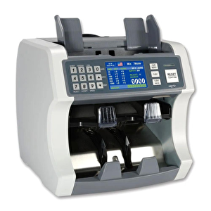 Bill Counter S200 Çift Cıslı Karışık Para Sayma Makinesi 20 Ülke Para Birimli Dahili Yazıcılı