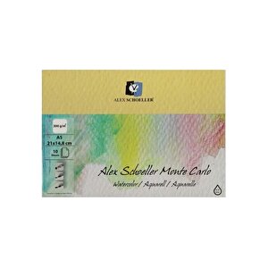 Alex Schoeller Monte Carlo Sulu Boya Defteri 300gr A5