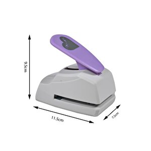 Çok Ayrıntılı Şekilli Delgeç Kalp 3.8 Cm Km8915