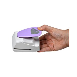 Çok Ayrıntılı Şekilli Delgeç Kalp 3.8 Cm Km8915