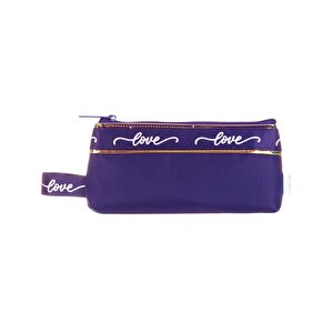 Mirror Baggy Kalem Çantası Navy Blue K2666