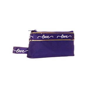 Mirror Baggy Kalem Çantası Navy Blue K2666