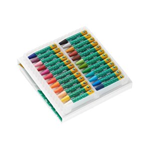 24 Renk Çantalı Pastel Boya