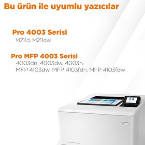 Hp Laserjet Pro 4003n Muadil Toner / Tmx-w1510a Çipli