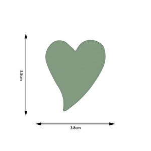 Kamei Şekilli Delgeç Kalp İnce 3.8 Cm Km8815