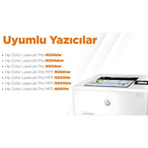 Hp 203x Muadil Toner 2'li Avantaj Paket + 1 Siyah Hediye / Pro M254 / M280 / M281 / Cf540x