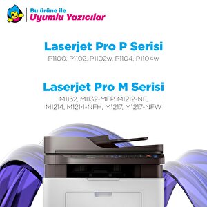 Hp Laserjet Pro M1214nfh Muadil Toner / Ce285a 2'li Paket