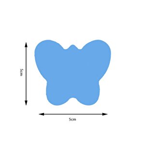 Kamei Şekilli Delgeç Kelebek Geniş 5 Cm Km8820