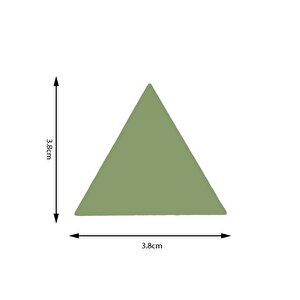 Kamei Şekilli Delgeç Üçgen 3.8 Cm Km8815