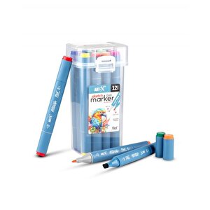 Art X Sketch Duo Marker Çift Uçlu Marker Kalem 12 Renk Set 18046