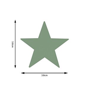 Kamei Şekilli Delgeç Yıldız İnce 3.8 Cm Km8815