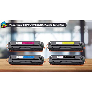 Hp 207x -hp Color Laserjet Pro M255dw Muadil Toner Takım - Yüksek Kapasiteli