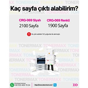 Canon I-sensys Lbp673cdw Muadil Toneri Takım - Çipli / Crg-069