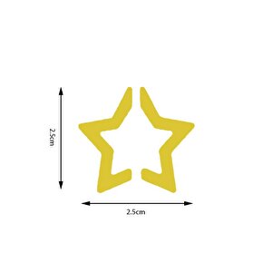 Kamei Şekilli Delgeç Yıldız Kanatlı 2.5 Cm Km8810