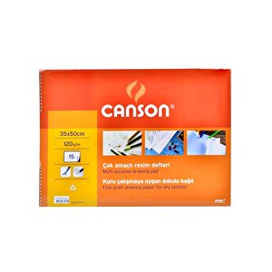 Çok Amaçlı Resim Defteri 35x50 Cm 120 Gr 15 Yaprak
