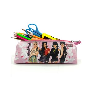 Blackpink Kalem Kutusu Black Pink Üçgen Kalemkutu Jumbo Vegan Deri Kalemlik