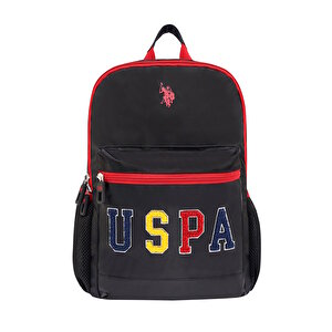 U.s. Polo Assn. İlkokul Sırt Çantası Unisex Çok Gözlü Sırt Çantası Siyah Plcan24273