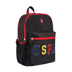 U.s. Polo Assn. İlkokul Sırt Çantası Unisex Çok Gözlü Sırt Çantası Siyah Plcan24273