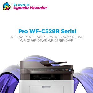 Epson T01c3 - C13t01c300 Kırmızı Muadil Kartuş 5k / Workforce Pro Wf-c529 Wf-c579