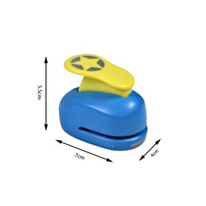 Şekilli Delgeç Yıldızlı Daire 2.5 Cm Km8810