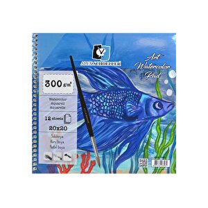 Sulu Boya Defteri 300gr 20x20cm