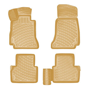 Rizline 3d Oto Paspas Bej Renk Mercedes E Serisi W212 2010 - 2016 Ile Uyumlu