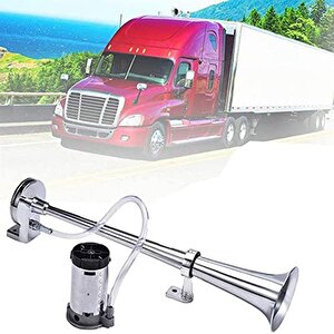 12v 150db Tekli Fişli Havalı Dadat Korna - Küçük Tekne Ve Araçlar İçin Siren Tonlu Boynuz Korna Ld-701