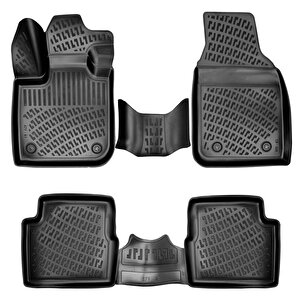 Rizline 3d Oto Paspas Siyah Renk Fiat 500l 2012 - 2017 Ile Uyumlu