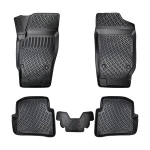 Rizline 3d Oto Paspas Siyah Renk Skoda Fabia1999 - 2007 Ile Uyumlu