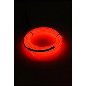 Araç Içi Torpido Ledi Şerit Led Ip Led Neon Kırmızı 2 Metre