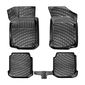Rizline 3d Oto Paspas Siyah Renk Skoda Octavia1996 - 2004 Ile Uyumlu