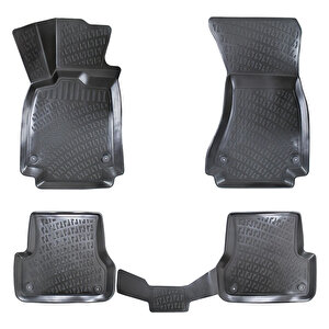 Rizline 3d Oto Paspas Siyah Renk Audi A6 C7 2011 - 2015 Ile Uyumlu