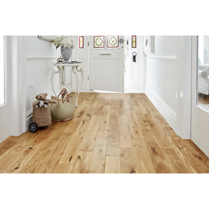 Bvt Ahşap Lamine Meşe Parke Plank Antik Standart Cilalı