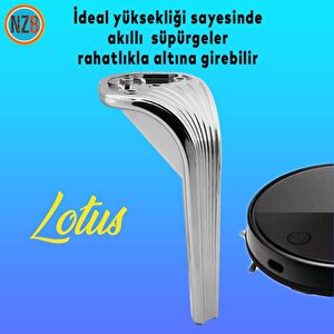 Mobilya Kanepe Sehpa Tv Ünitesi Koltuk Ayağı 19 Cm Parlak Krom Baza Ayak