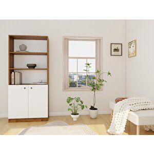 Sardes Kitaplık Amalfi-beyaz