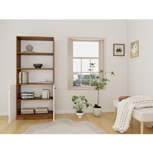 Sardes Kitaplık Amalfi-beyaz