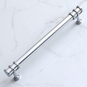 Mobilya Kulp 224 Mm Krom Metal Mutfak Çekmece Dolap Kapak Kulpları Dolabı Kulbu Kulpu 22.4 Cm