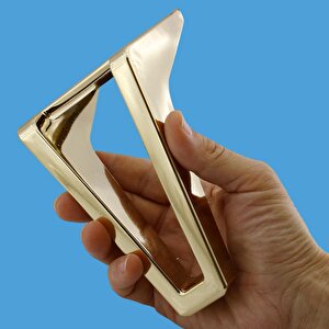 Mobilya Kanepe Sehpa Tv Ünitesi Koltuk Ayağı 15 Cm Altın Gold Baza Ayak