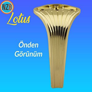 Mobilya Yükseltici Kanepe Sehpa Tv Ünitesi Koltuk Ayağı 16 Cm Gold Altın Baza Ayak