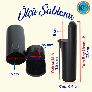 Mobilya Yükseltici Sehpa Kanepe Tv Ünitesi Koltuk Ayağı Baza Ayakları Mat Siyah 15 Cm