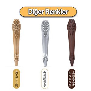 Zade Plastik Sehpa Ayağı 46 Cm Altın Gold Renk 4 Adet Mobilya Zigon Çay Orta Sehpası Ayak Ayakları