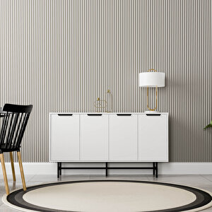 4610 Blanco 145 Cm (metal Ayakli) Konsol Beyaz