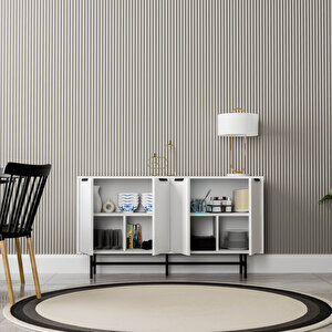 4610 Blanco 145 Cm (metal Ayakli) Konsol Beyaz