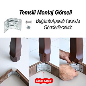 Valenta Plastik Sehpa Ayağı 47 Cm Altın Renk 4 Adet Mobilya Zigon Çay Orta Sehpası Ayak Ayakları