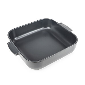Appolia Kare Fırın Kabı Siyah 36 Cm