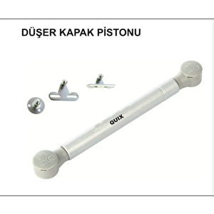 Qui̇x Düşer Kapak Pi̇stonu 100 N ( 2 Adet )